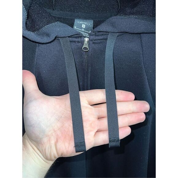 Black Nike Dri-Fit Full Zip Hoodie Size M - Picture 4 of 11
